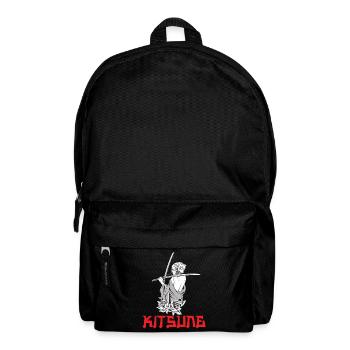 Kitsune Mask Japan Anime Kumiho Manga Fox Otaku - Backpack - black - Front