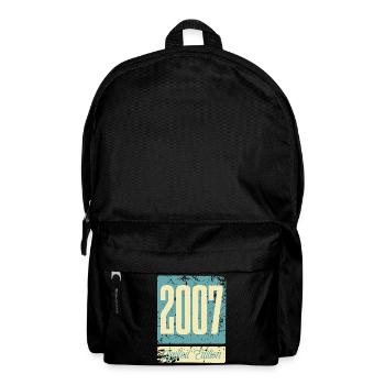 2007 Anniversaire de naissance Année de naissance - Sac à dos - noir - Devant