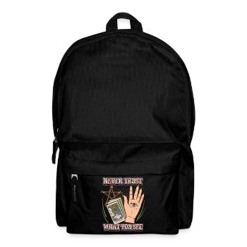 Divination Occultism Palmistry, Palmistry Saying - Backpack - black - Front