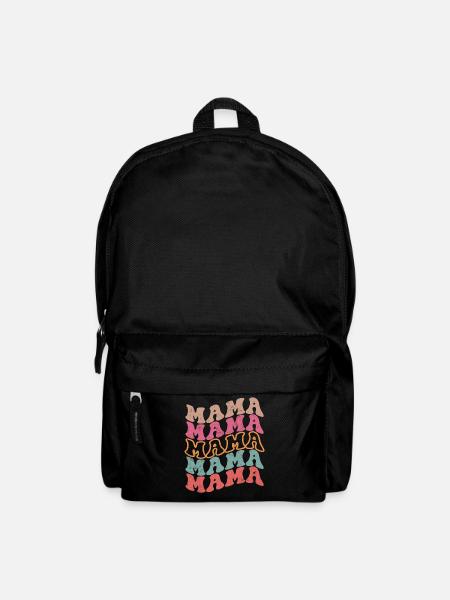 Retro Groovy Mama For Mother's Day - Backpack - black