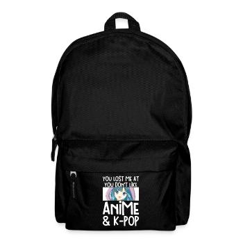 Anime & K-Pop Musique Kpop Manga Japonais Otaku - Sac à dos - noir - Devant