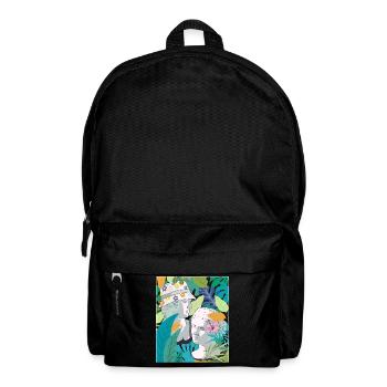 Coconut Girl Aesthetic Greek Statue - Rucksack - Schwarz - Vorne