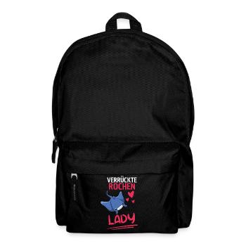 Rochen Lady Frauen Ozean Tier Geschenk Mantarochen - Rucksack - Schwarz - Vorne