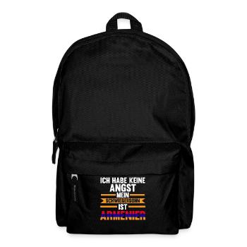 Ich habe keine Angst mein Schwiegersohn ist Armeni - Rucksack - Schwarz - Vorne