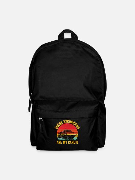 Funny Cruise Cruiser Cruise Ship Retro - Backpack - black