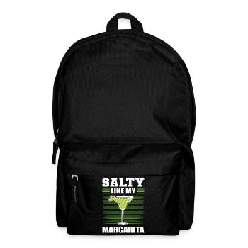 Salty Like My Margarita Margaritas Cocktail Drink - Backpack - black - Front
