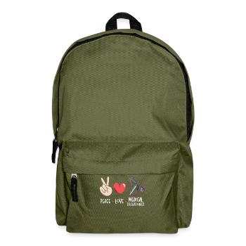 Medizinische Rezeptionistin Medizin Rezeption - Rucksack - Olivgrün - Vorne