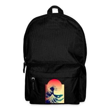 die große Welle vor Kanagawa - Rucksack - Schwarz - Vorne