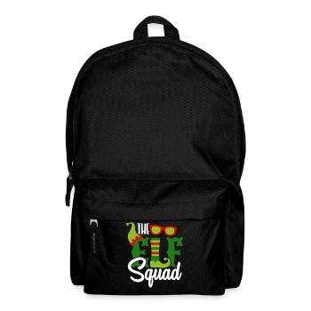 Christmas Elf-Squad Elf Elves Elfsquad - Backpack - black - Front
