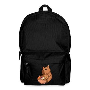 Capybara Japanische Nudelsuppe - Rucksack - Schwarz - Vorne