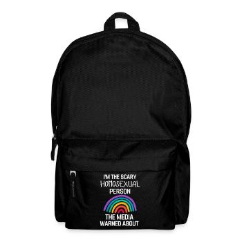 Rainbow Queer LGBT Gay Pride Gift LGBTQ - Sac à dos - noir - Devant