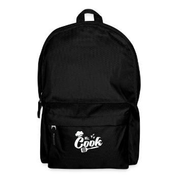 Mr. Cook with chef's hat and spatula cook - Backpack - black - Front