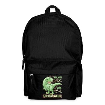 Funny saying T-Rex dinosaur, dinosaur, comic - Backpack - black - Front