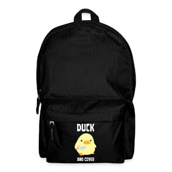 Canard et couverture - Canard au couteau Ente mit Messer - Sac à dos - noir - Devant