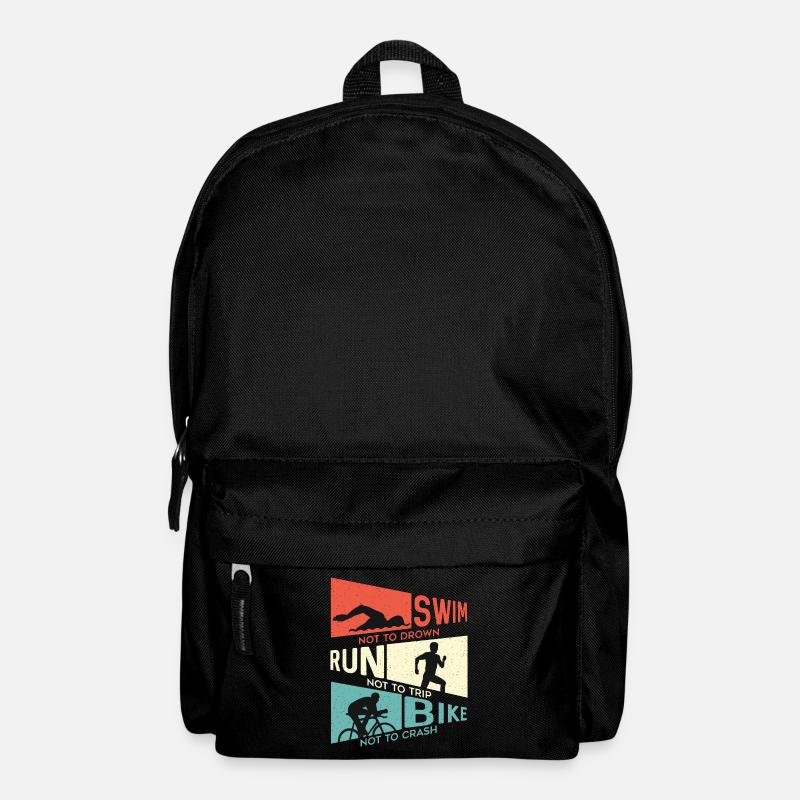 Triathlon Swim Not To Drown Run Competition Race - Rucksack - Schwarz