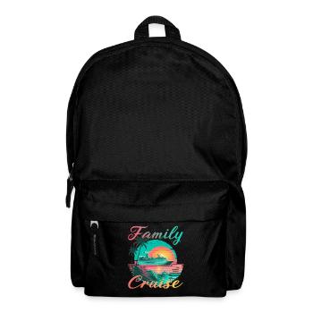Family Cruise für Kreuzfahrt Fans - Rucksack - Schwarz - Vorne