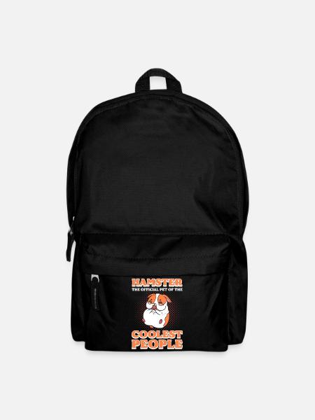 Hamster L’animal de compagnie officiel des gens les plus cool - Sac à dos - noir