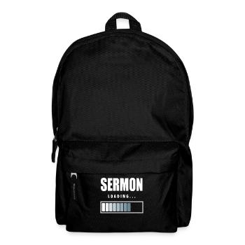 Le pasteur Zeromonie invite - Sac à dos - noir - Devant