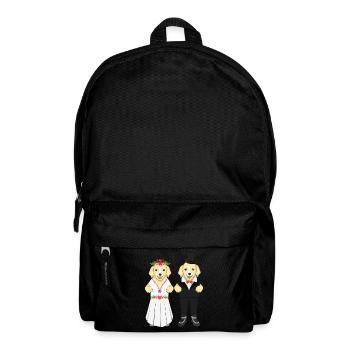 Amoureux des chiens mariés - Sac à dos - noir - Devant