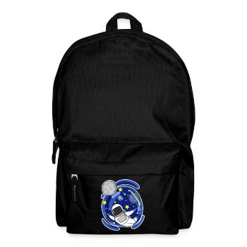 Astronaut in space - Astronaut motif for children - Backpack - black - Front
