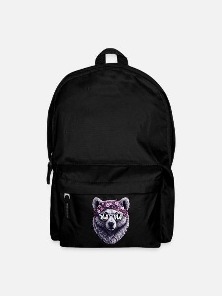 Mamabär Sonnenbrille Bandana Muttertag Blumen - Rucksack - Schwarz