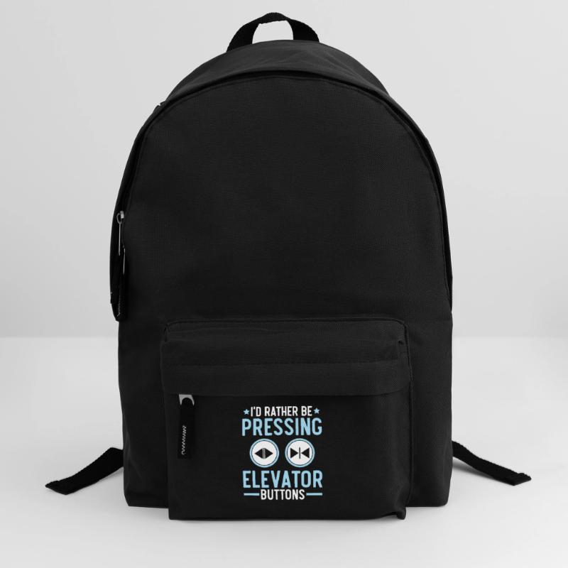 I would rather press elevator buttons elevators Backpack