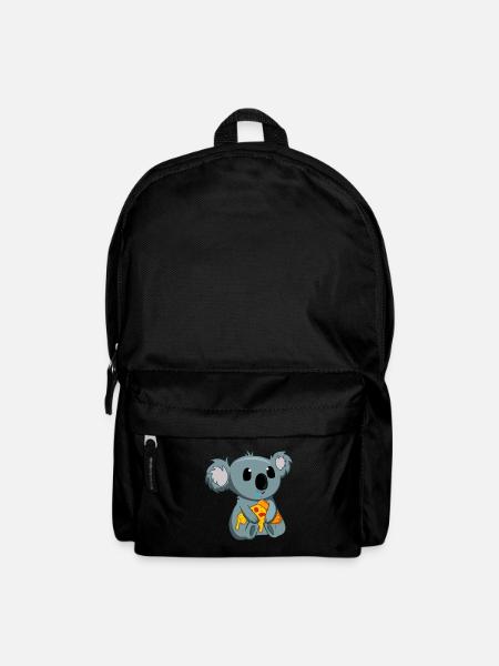 Pizza-Liebhaber Koala-Flüsterer - Rucksack - Schwarz