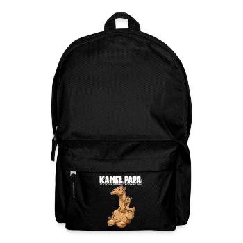 Kamel Papa für Papas - Rucksack - Schwarz - Vorne