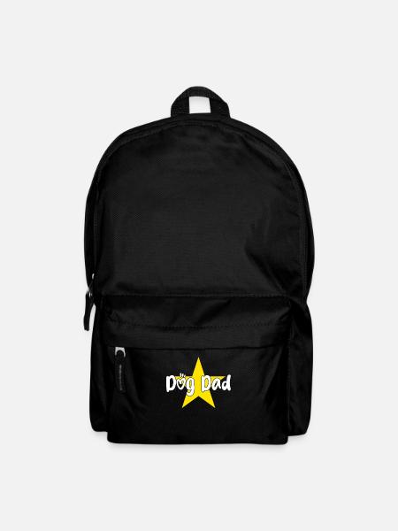 Hunde Papa - Rucksack - Schwarz