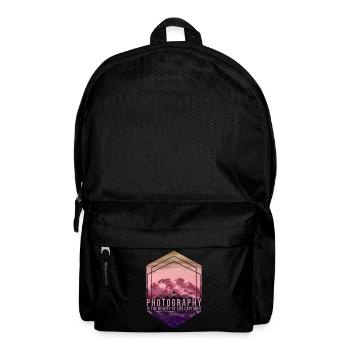 Photography is the beauty of life - Backpack - black - Front
