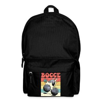 Bocce Spruch Bocce Ball mit Jack Bocci Game Bocce - Rucksack - Schwarz - Vorne