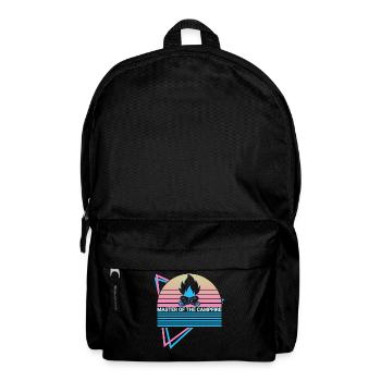 Fun camping camper Camp Retro - Backpack - black - Front