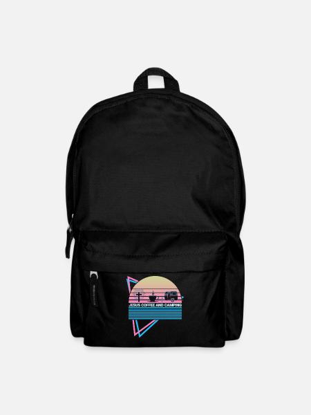 Christian Camper Camping Retro - Backpack - black