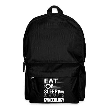 Gynecologist Eat Sleep Gynecology - Backpack - black - Front