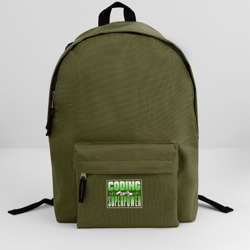 Coding Ist Meine Superkraft Coder Programmierer Rucksack