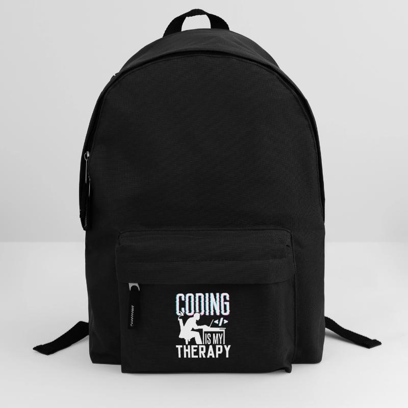 Programming is my therapy Code Coder Coding Backpack