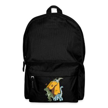 Dinosaurier Geburtstagsshirt 1 Jahr Junge Kinder - Rucksack - Schwarz - Vorne