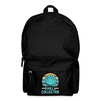 Shell collectors Mussel collectors collect mussels - Backpack - black - Front