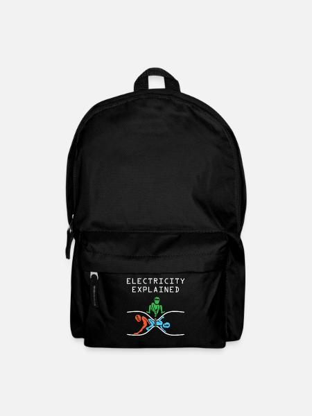 Elektronenphysik - Rucksack - Schwarz