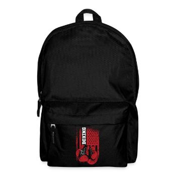 Boxen Sparring Handschuhe American Sports Flagge - Rucksack - Schwarz - Vorne