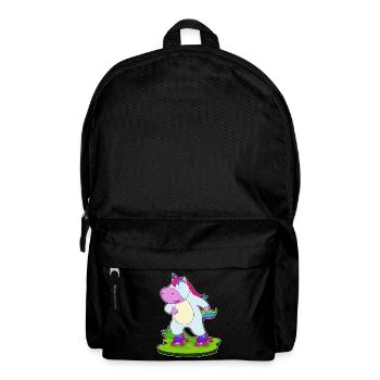 Unicorn Roller Skating Roller Skates - Backpack - black - Front