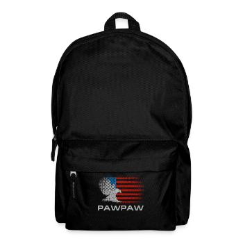 Papaw Vatertag US-Flagge von Enkelin zu - Rucksack - Schwarz - Vorne