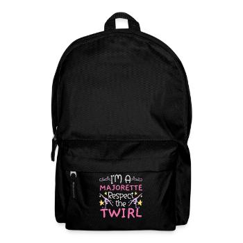 Je suis majorette Respectez le vortex Bato - Sac à dos - noir - Devant
