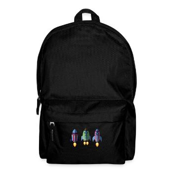 Zukünftiger Astronaut Mondfahrt - Rucksack - Schwarz - Vorne