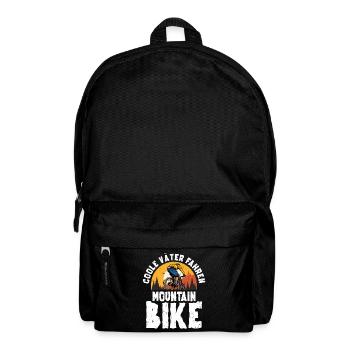 Mountain Bike Papa Vater - Rucksack - Schwarz - Vorne