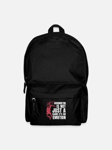 Badminton Is Not Just A Game Racquet Sport Player - Rucksack - Schwarz