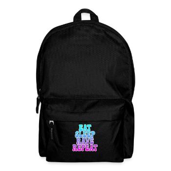 Essen Schlafen Raven - Rucksack - Schwarz - Vorne