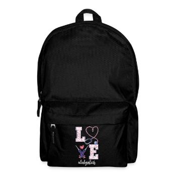Retro Fährschiff Bekleidung Containerschiff - Rucksack - Schwarz - Vorne