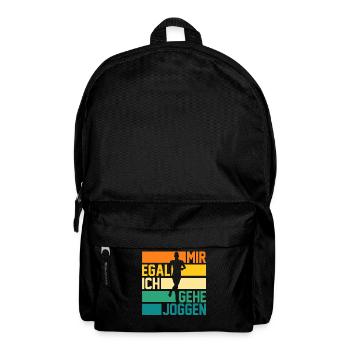 Läufer Joggen Laufen - Rucksack - Schwarz - Vorne