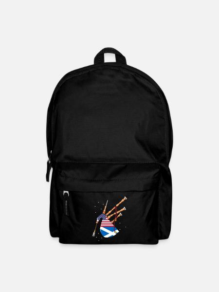 Dudelsacklehrer Zitat und Dudelsackspielerinnen - Rucksack - Schwarz